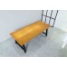 Solid Wooden Office Desk Meeting Table With Metal Box Frame - Industrial Design - 1.5m / 1.8m / 2m Seats 4-8 persons